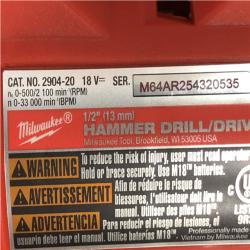 AS-IS Milwaukee FUEL 18V Lithium-Ion Brushless Cordless Hammer Drill and Impact Driver Combo Kit