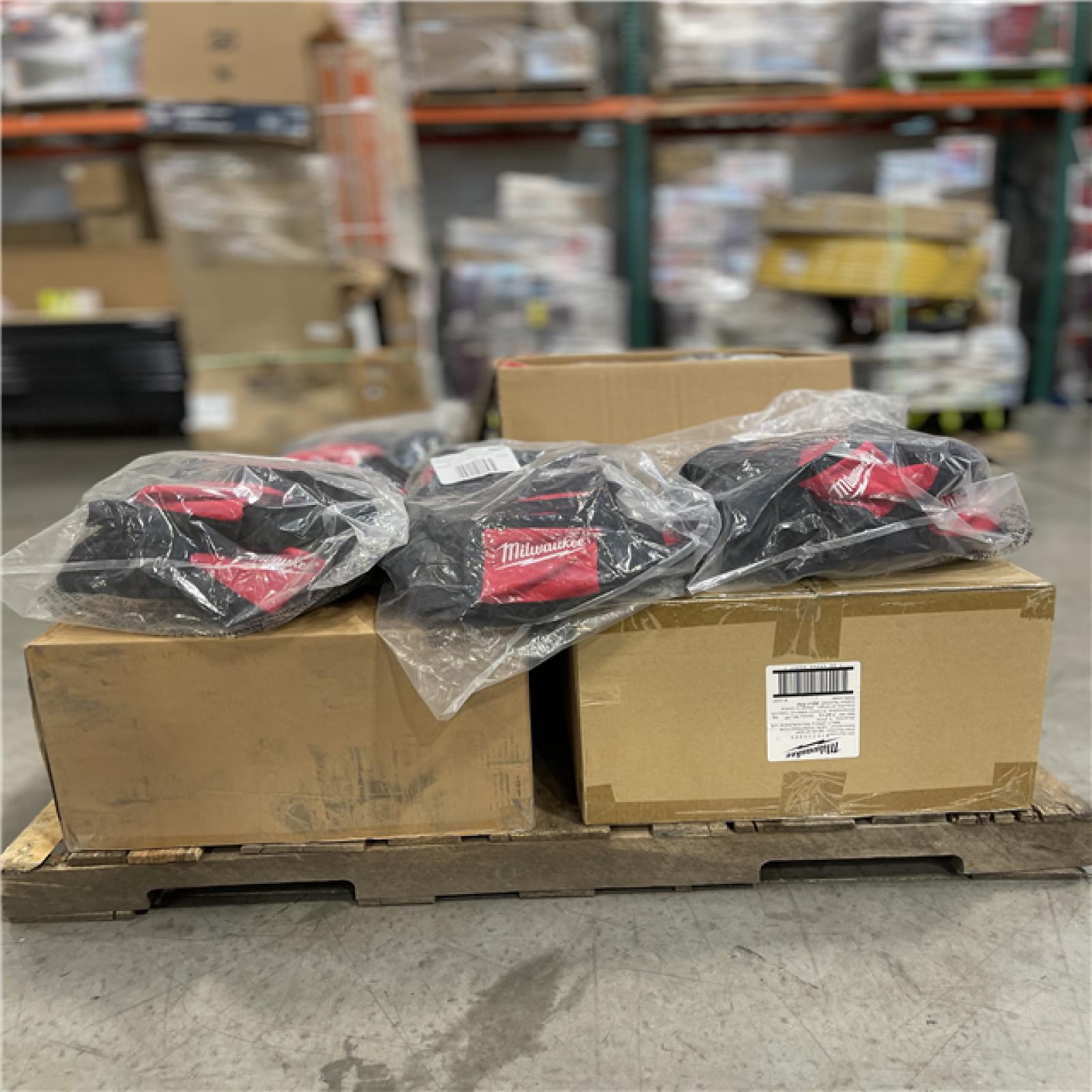 DALLAS LOCATION- NEW!- MILWAUKEE ELECTRICIAN'S WORK BELT MIXED PALLET (18 UNITS)