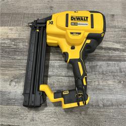 AS-IS DEWALT 20V MAX XR Lithium-Ion Electric Cordless 18-Gauge Brad Nailer (Tool Only)