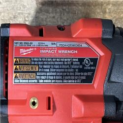 Houston Location AS-IS Milwaukee FUEL 12V Lithium-Ion Brushless Cordless Stubby 1/2 in. Impact Wrench (Tool-Only)