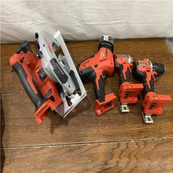 AS-IS Milwaukee M18 4 Tool Combo Kit