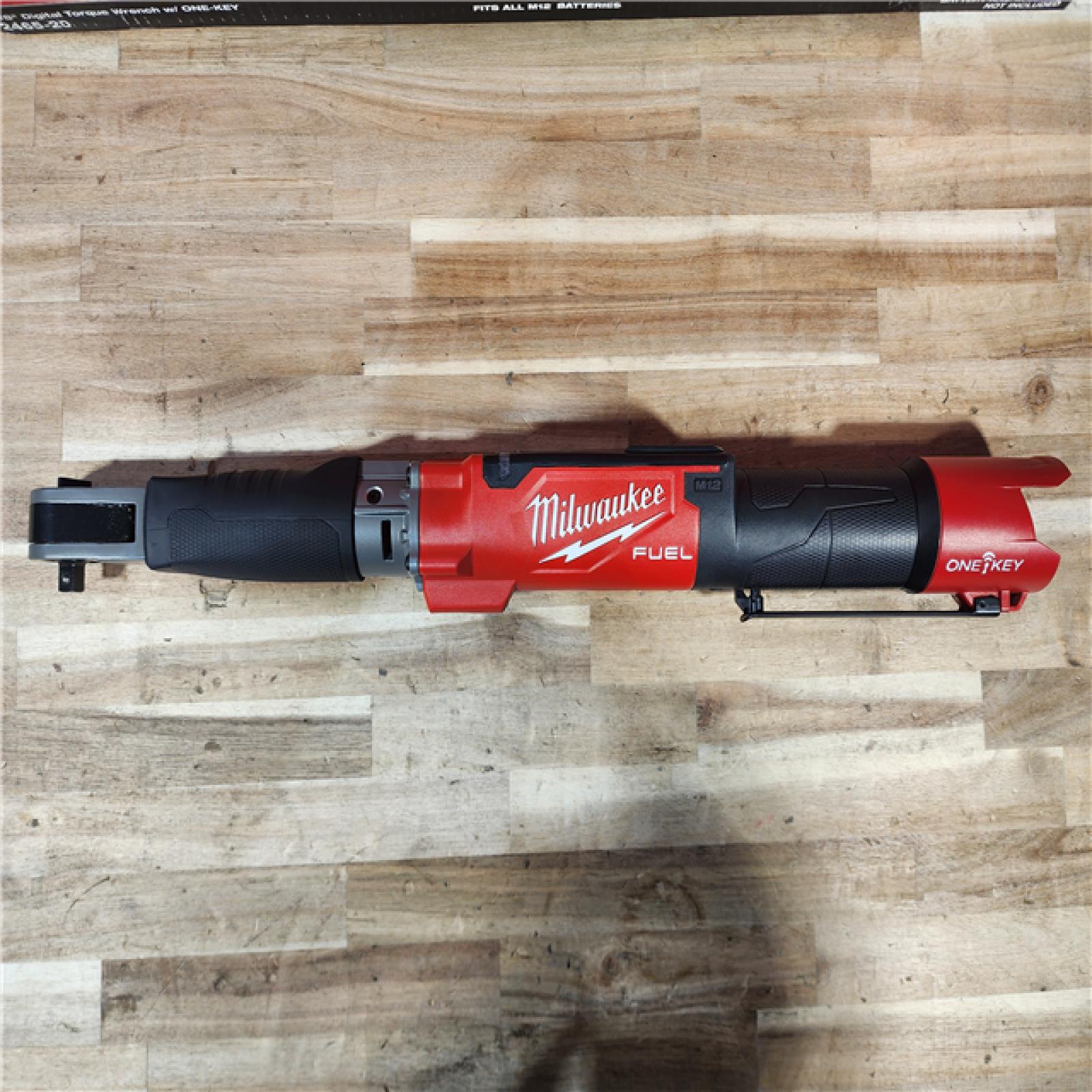 HOUSTON LOCATION - AS-IS (APPEARS LIKE NEW) Milwaukee  M12 FUEL ONE-KEY 12-Volt Lithium-Ion Brushless Cordless 3/8 in. Digital Torque Wrench