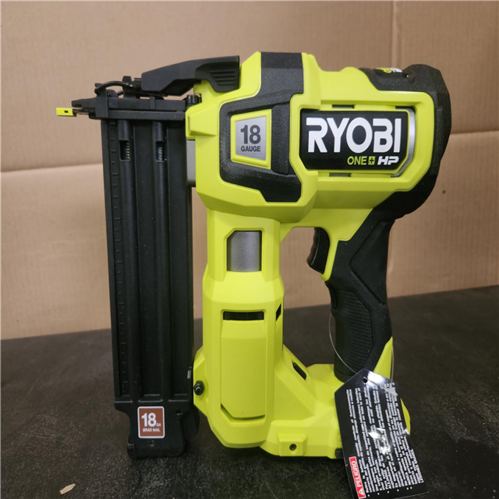 Phoenix LIKE NEW RYOBI ONE+ HP 18V 18-Gauge Brushless Cordless AirStrike Brad Nailer (Tool Only)