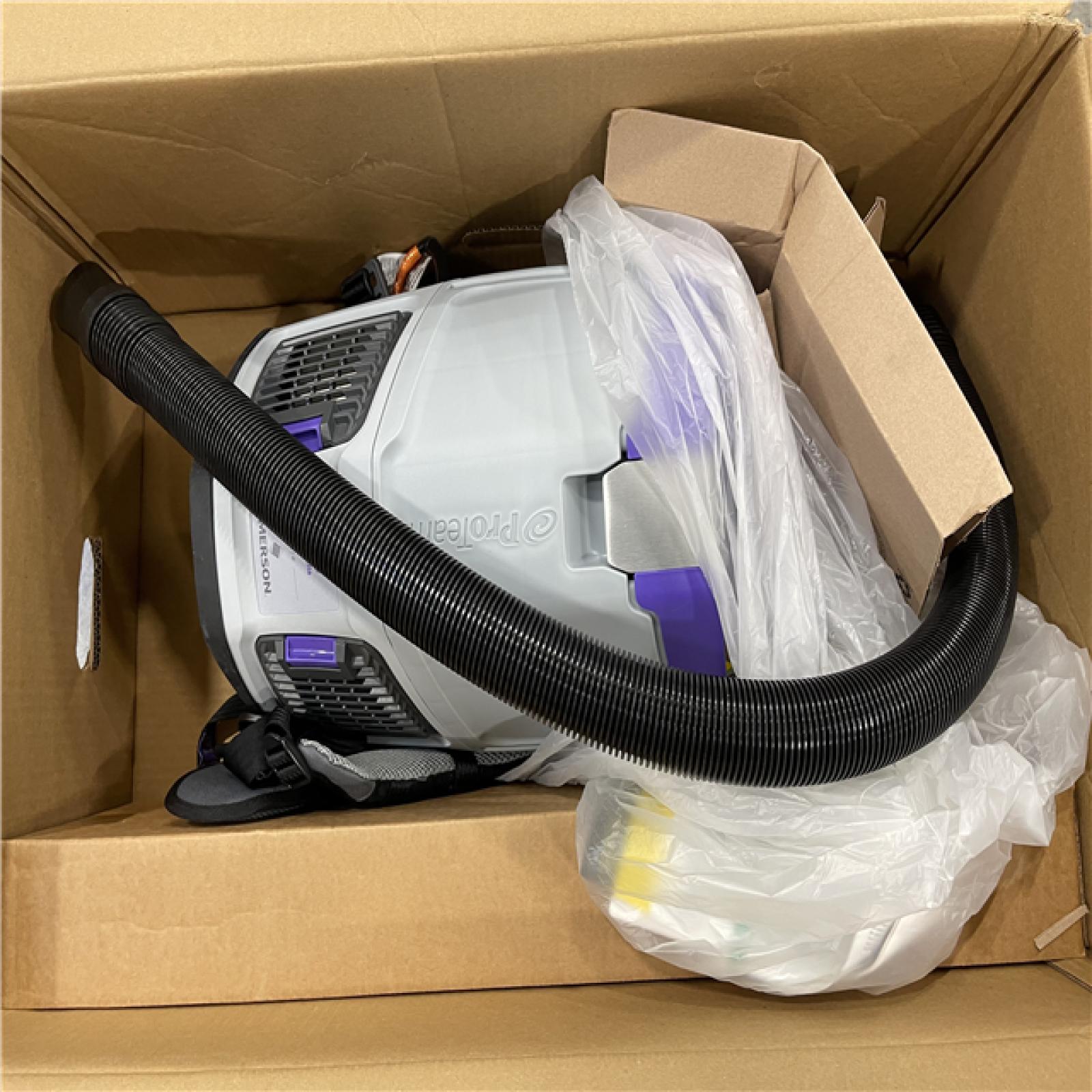 NEW! - ProTeam GoFit 3  3 qt. Corded Gray Commercial Backpack Vacuum Cleaner