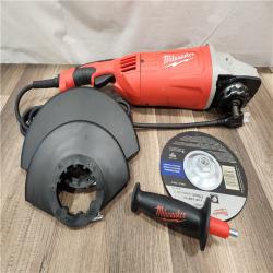 AS-IS- Milwaukee -9  120V 15A Corded Angle Grinder with Lock-on