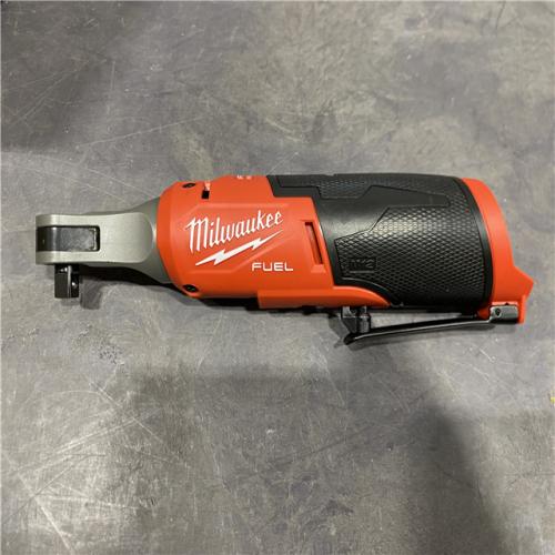 AS-IS Milwaukee FUEL 12-Volt Lithium-Ion Brushless Cordless High Speed 3/8 in. Ratchet (Tool-Only)