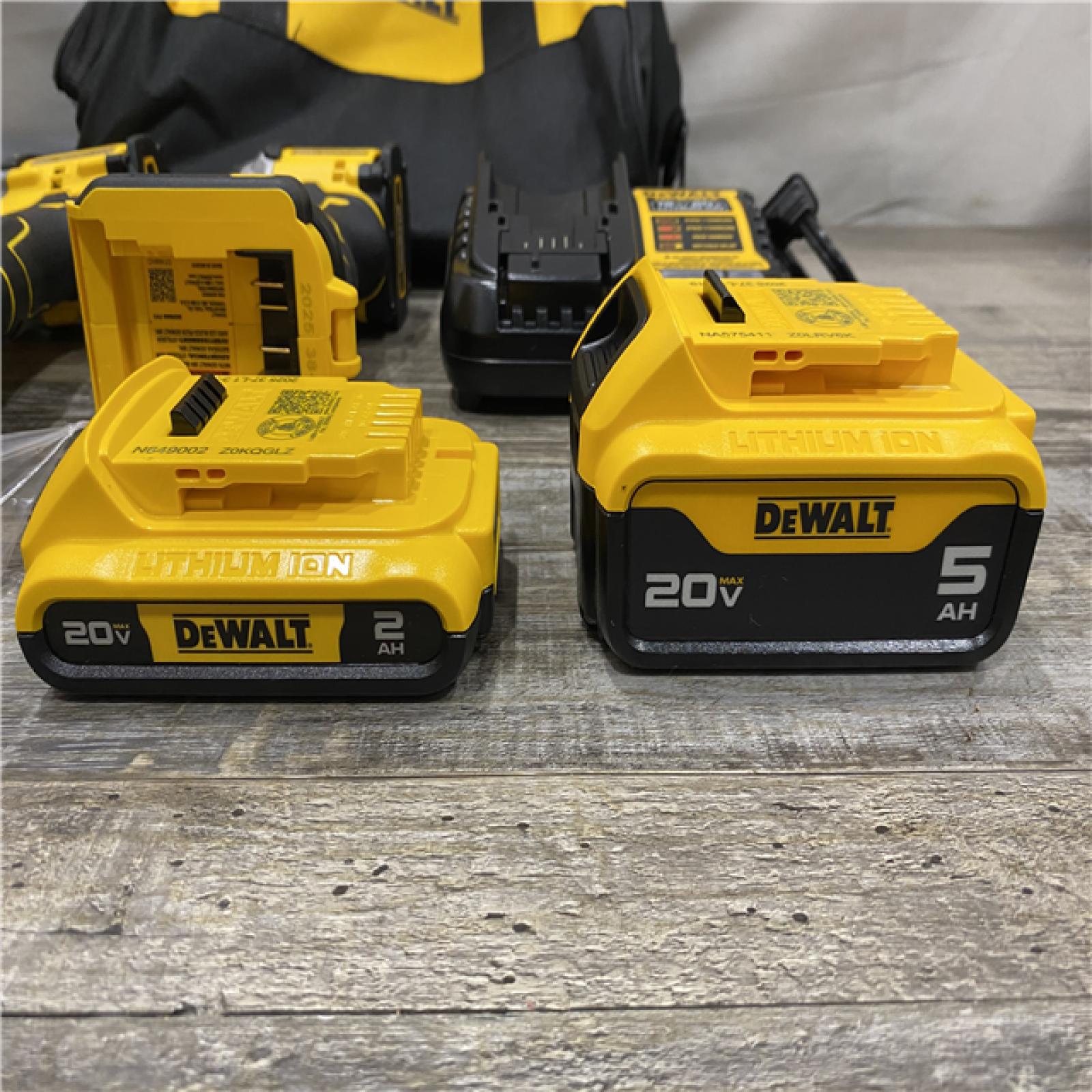 AS-IS DEWALT ATOMIC 20V MAX Lithium-Ion Cordless 2-Tool Combo Kit