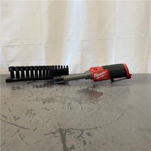 AS-IS- Milwaukee M12 FUEL INSIDER Extended Reach Box Ratchet (Tool-Only)