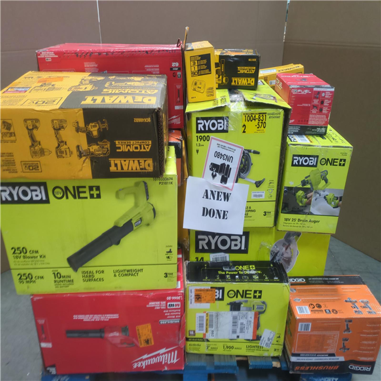 CALIFORNIA AS-IS TOOL PALLET