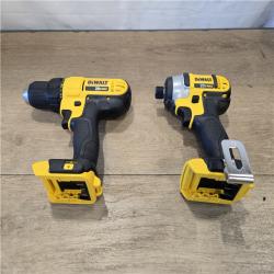 AS-IS DEWALT 20V MAX Cordless Drill/Impact 2 Tool Combo Kit
