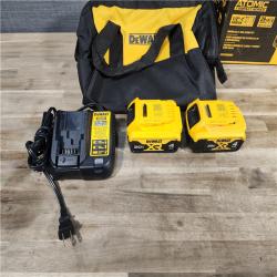 HOUSTON LOCATION - AS-IS DEWALT 20V MAX XR Hammer Drill and ATOMIC Impact Driver 2 Tool Cordless Combo Kit with (2) 4.0Ah Batteries, Charger, and Bag