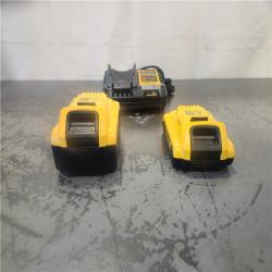 AS-IS- DEWALT 20V MAX Lithium-Ion Battery Kit with 5.0Ah and 2.0Ah Battery and Charger