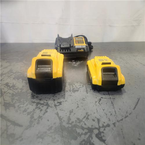 AS-IS- DEWALT 20V MAX Lithium-Ion Battery Kit with 5.0Ah and 2.0Ah Battery and Charger