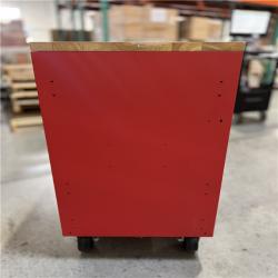 DALLAS LOCATION- AS-IS  Milwaukee Tool Storage 52 in. W x 22 in. D Heavy Duty Red Mobile Workbench Cabinet