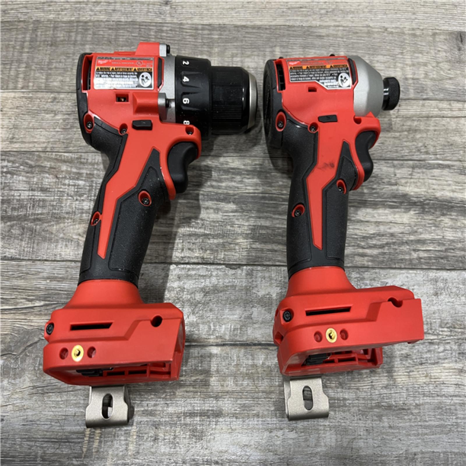 AS-IS Milwaukee 18V Lithium-Ion Brushless Cordless Compact Drill/Impact Combo Kit