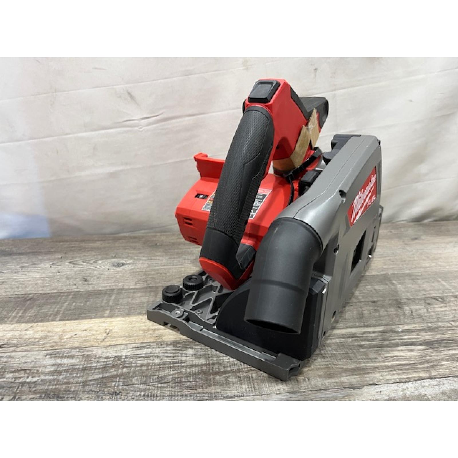 AS-IS Milwaukee FUEL 18V Lithium-Ion Cordless Brushless 6-1/2 in. Plunge Cut Track Saw (Tool-Only)