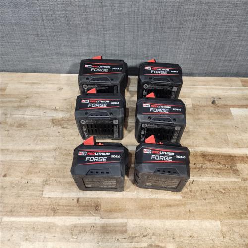 HOUSTON LOCATION - AS - IS MILWAUKEE BATTERY PACK QTY - 6