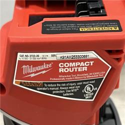 AS-IS Milwaukee M18 FUEL 18V Lithium-Ion Brushless Cordless Compact Router (Tool-Only)