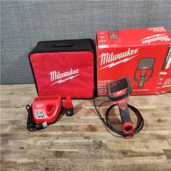 HOUSTON LOCATION - AS-IS MILWAUKEE M12 12V Lithium-Ion Cordless M-SPECTOR 360-Degree 4 Ft. Inspection Camera Kit