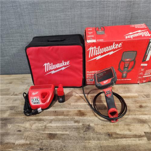 HOUSTON LOCATION - AS-IS MILWAUKEE M12 12V Lithium-Ion Cordless M-SPECTOR 360-Degree 4 Ft. Inspection Camera Kit