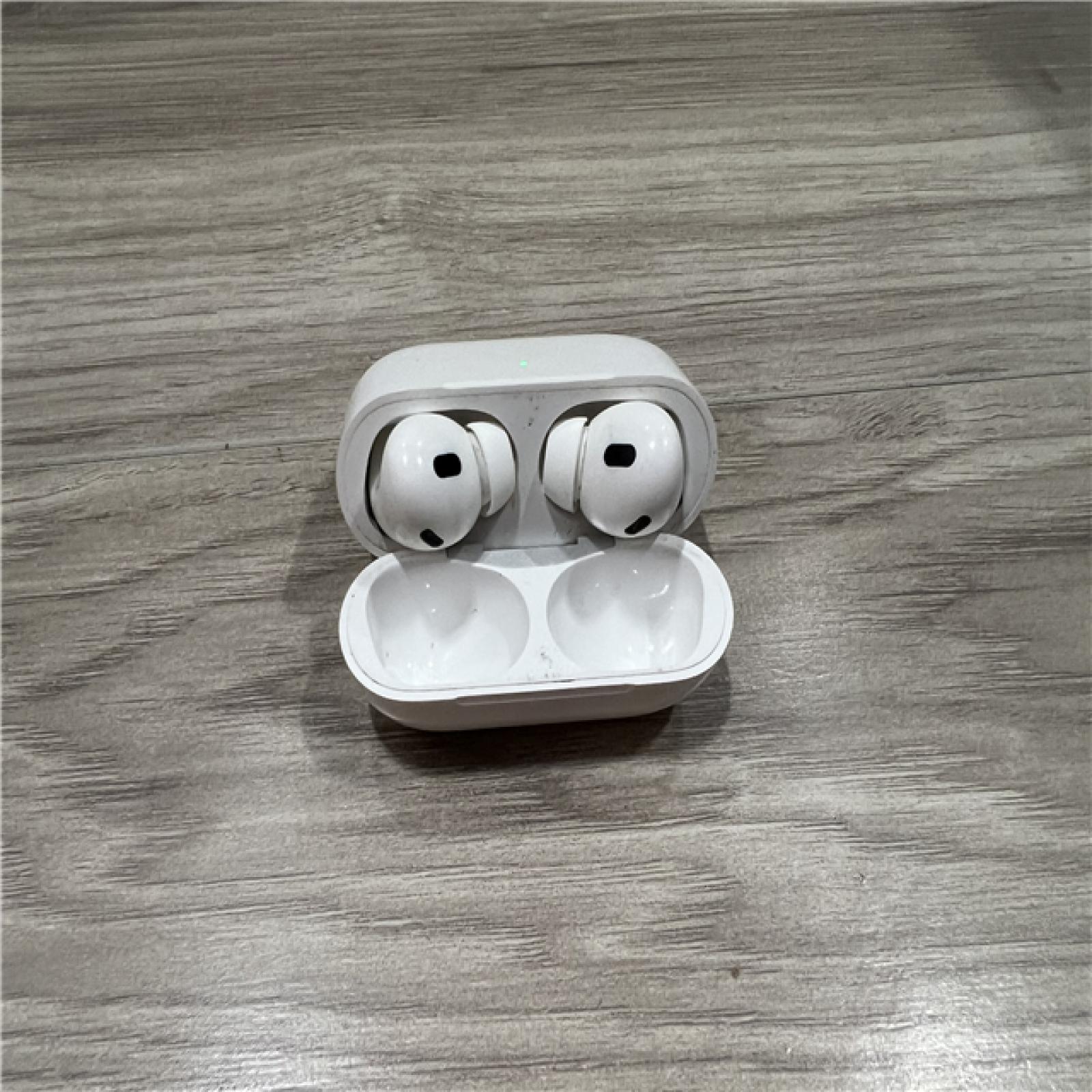 AS-IS Apple AirPods Pro (2nd Generation) with the USB-C MagSafe Charging Case