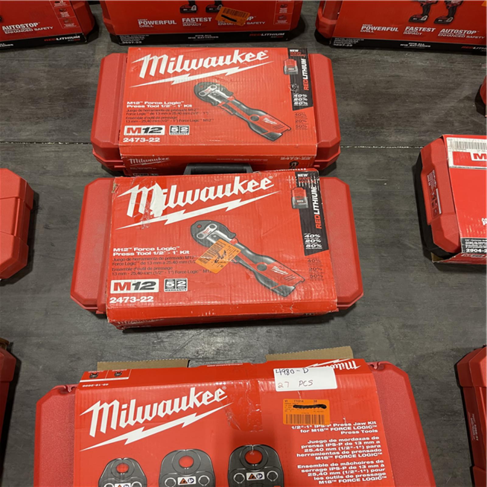 Pittston Location As-Is Power Tools Partial Truckload (1 pallet with 27 units) 4980-D