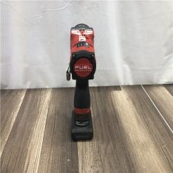 AS-IS Milwaukee FUEL 12V Li-Ion Brushless Cordless Stubby 3/8 in. Impact Wrench Kit