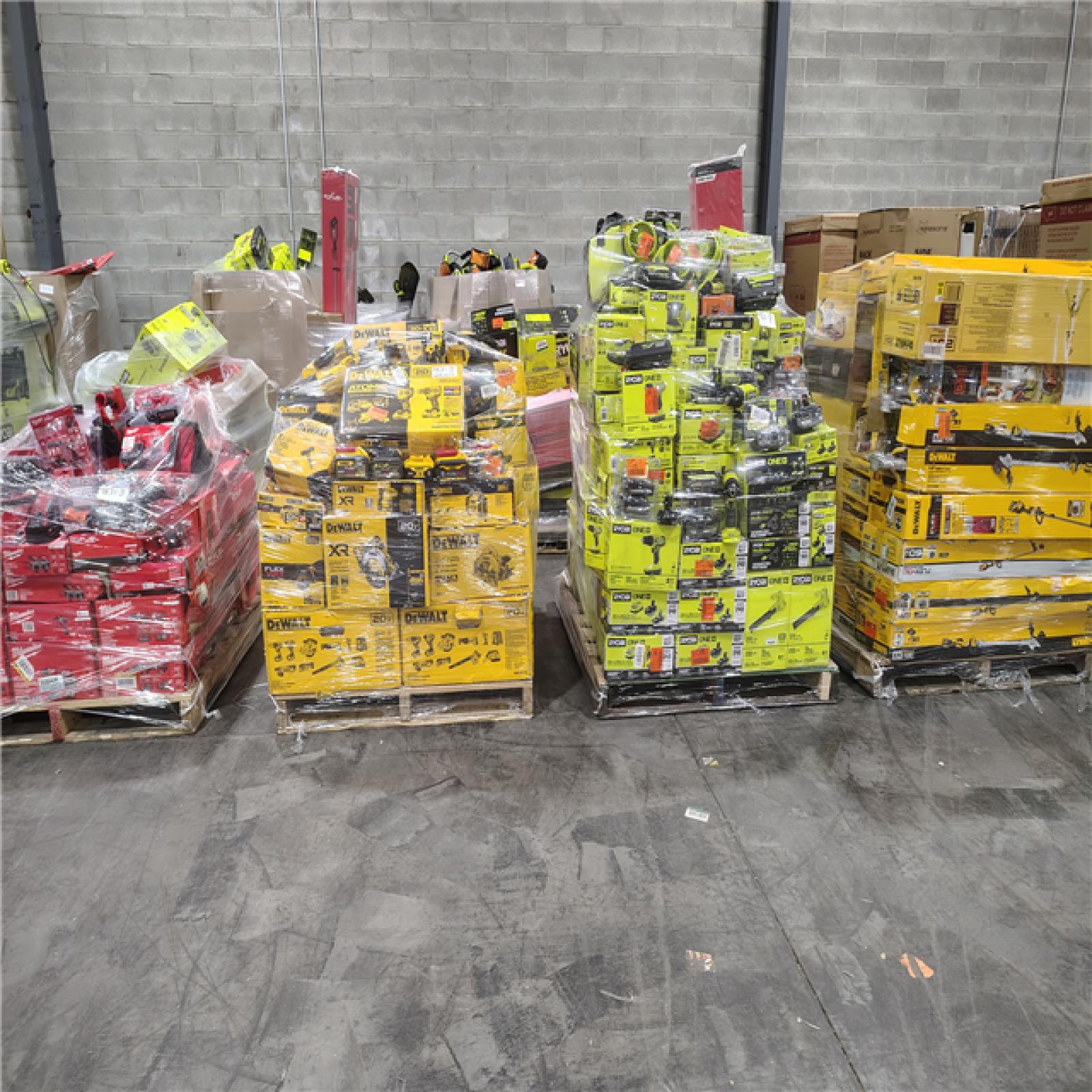 Pittston Location As-Is Power Tools Partial Truckload (14 Pallets) 9831-B