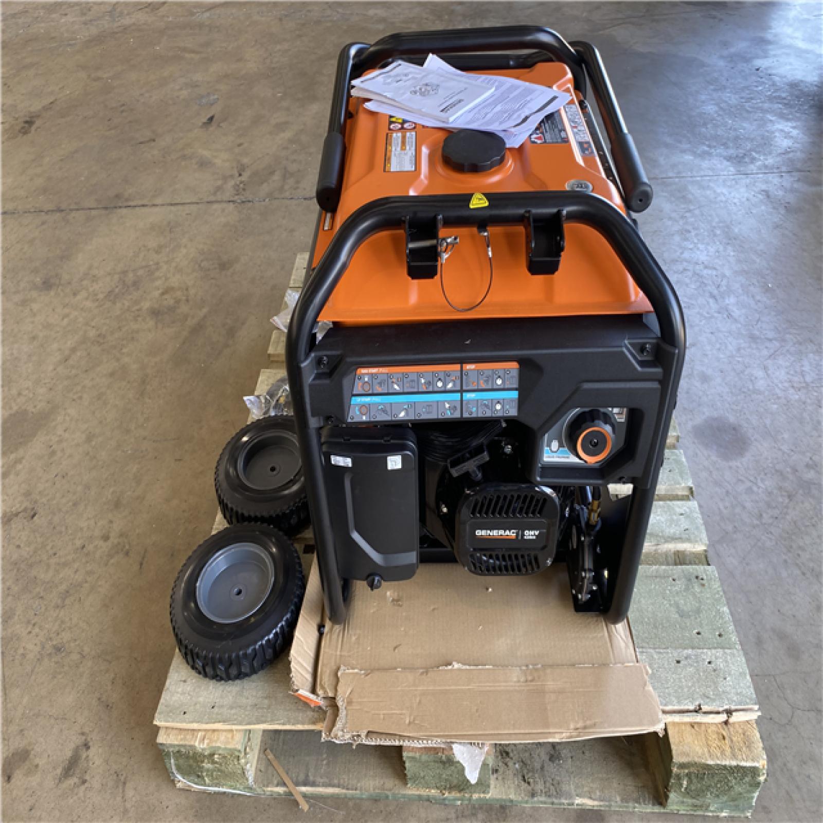 Houston Location AS IS - Generac GP7500EDF 7500 Running Watts Generator