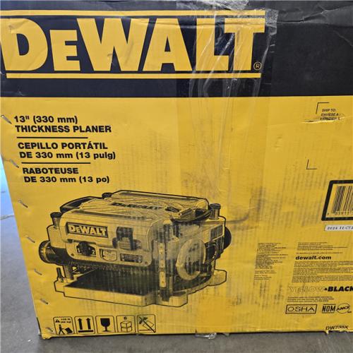 AS-IS DEWALT 13 2 Speed 3-Knife Thickness Planer