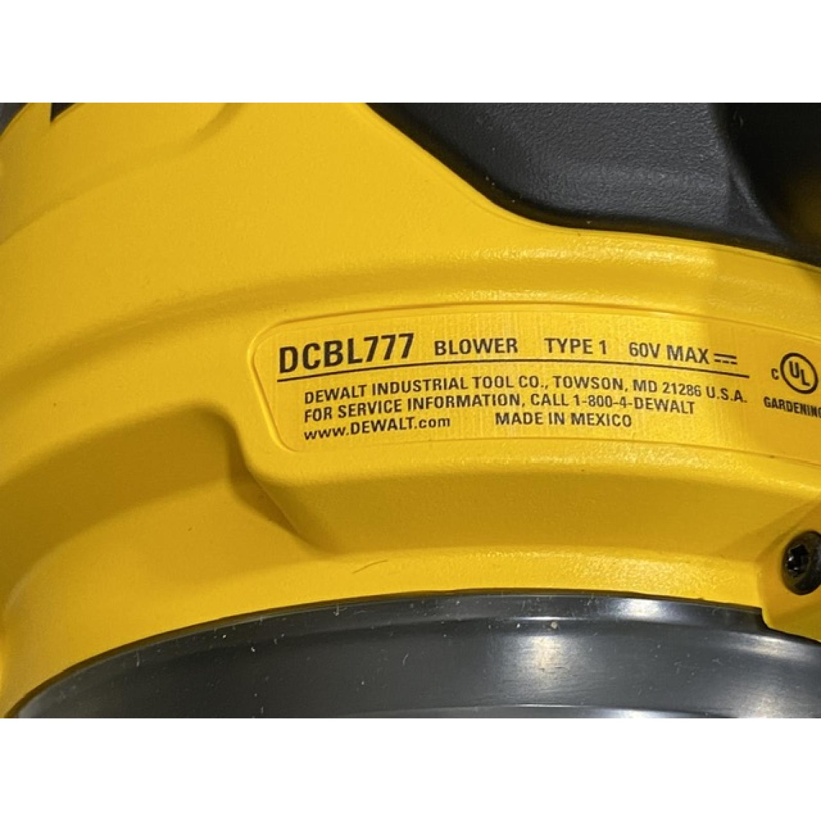 AS-IS DEWALT FLEXVOLT 60V MAX 160 MPH 760 CFM Brushless Cordless Axial Blower Kit