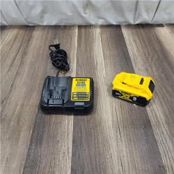 AS IS DEWALT 20V MAX Cordless Battery Powered String Trimmer & Blower Combo Kit with (1) 4 Ah Battery & Charger