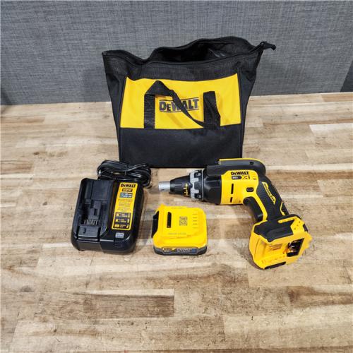 HOUSTON LOCATION - AS - IS DEWALT 20V MAX Cordless Brushless Screw Gun Kit