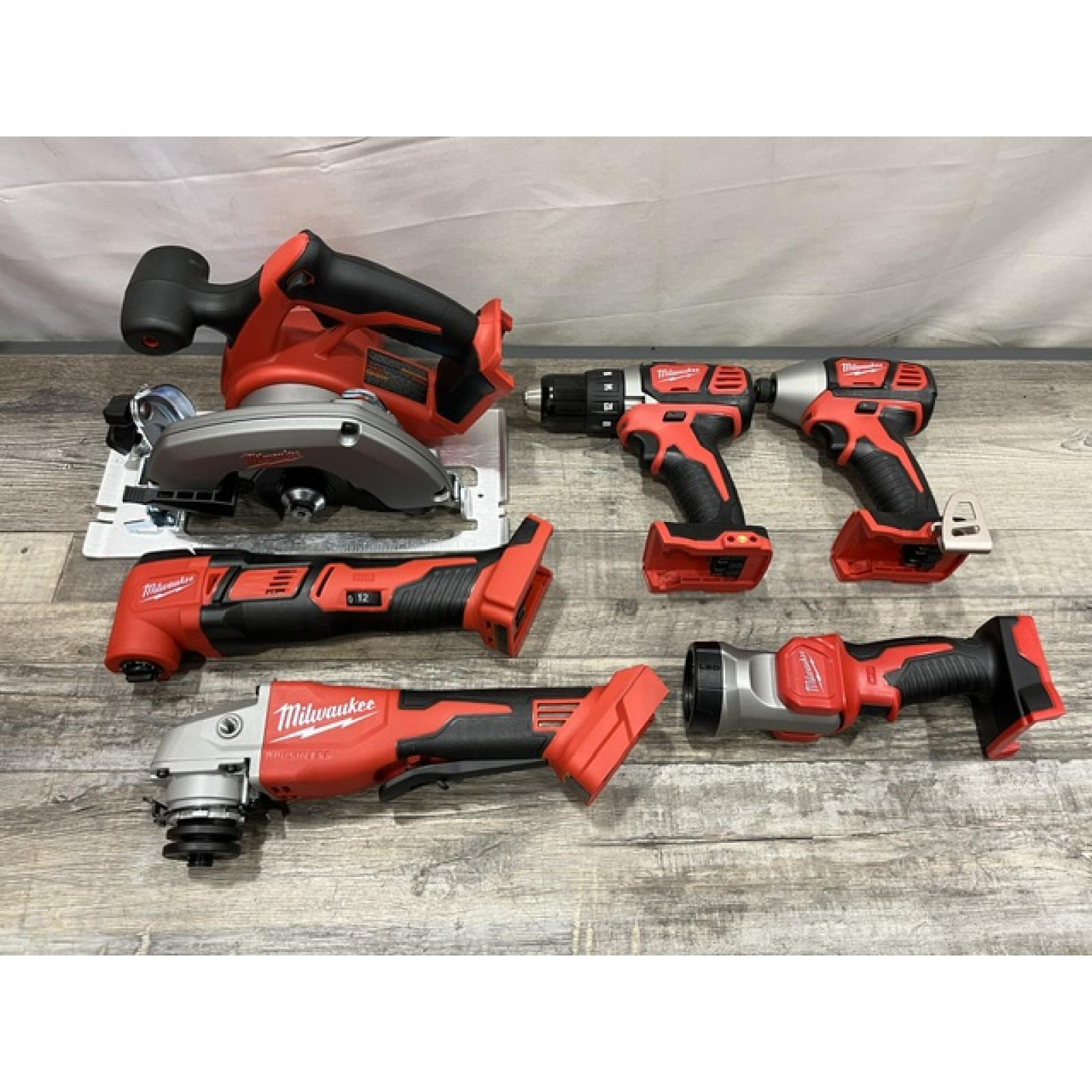 AS-IS Milwaukee 18-Volt Lithium-Ion Cordless (6-Tool) Combo Kit