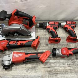 AS-IS Milwaukee 18-Volt Lithium-Ion Cordless (6-Tool) Combo Kit