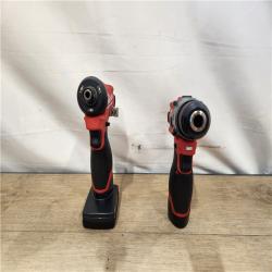 AS-IS- Milwaukee 12V Brushless Hammer Drill and Impact Driver Combo Kit