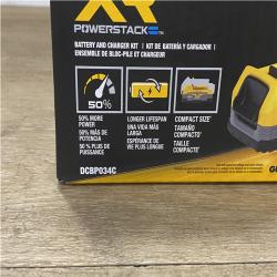 NEW DEWALT 20V MAX XR POWERSTACK Lithium-Ion Battery Starter Kit with 1.7Ah Battery and Charger