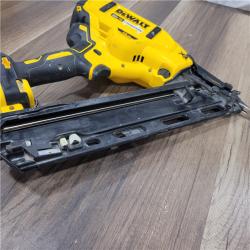 AS-IS  DEWALT 20V MAX XR 15 Ga. Cordless 34 Deg Nailer 20 V