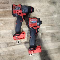 HOUSTON LOCATION - AS-IS (APPEARS LIKE NEW) Milwaukee  FUEL 18V Lithium-Ion Brushless Cordless Hammer Drill and Impact Driver Combo Kit