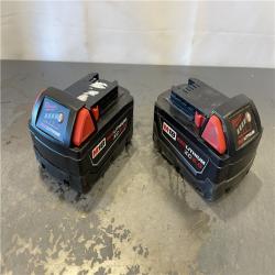 AS-IS - Milwaukee M18 18-Volt Lithium-Ion XC Starter Kit with Two 5.0Ah Batteries and Charger