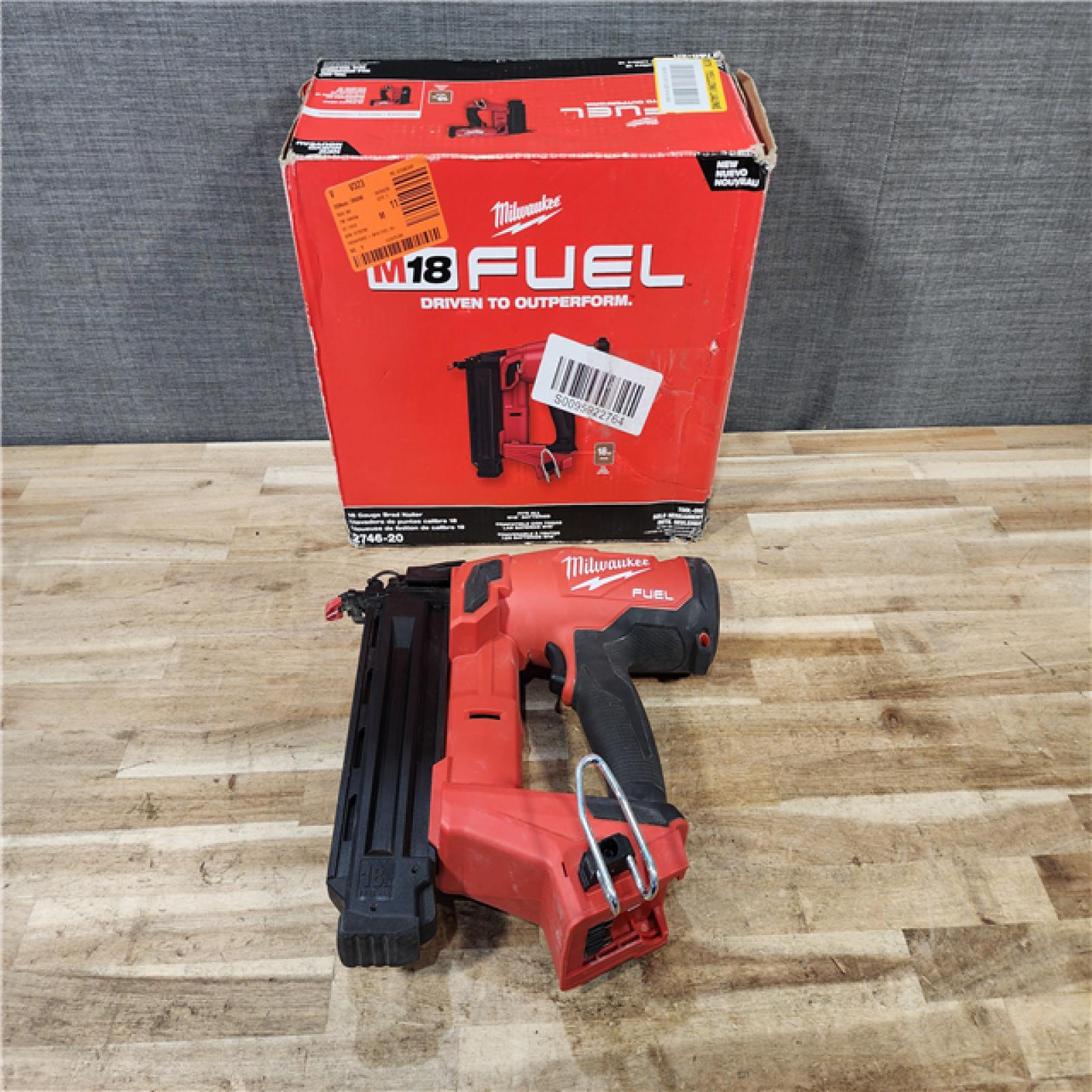 HOUSTON LOCATION - AS-IS Milwaukee FUEL 18-Volt Lithium-Ion Brushless Cordless Gen II 18-Gauge Brad Nailer (Tool-Only)