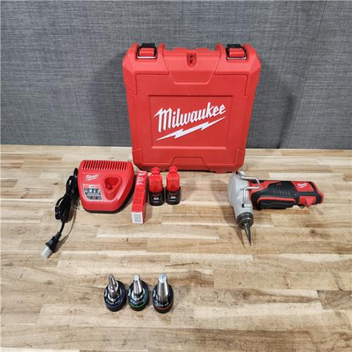 HOUSTON LOCATION - AS-IS M12 12-Volt Lithium-Ion Cordless PEX Expansion Tool Kit with (2) 1.5 Ah Batteries  (3) Expansion Heads and Hard Case