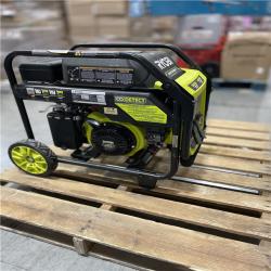 DALLAS LOCATION AS-IS RYOBI 4000-Watt Recoil Start Gasoline Powered Digital Inverter Generator with CO Detect Shutdown Sensor