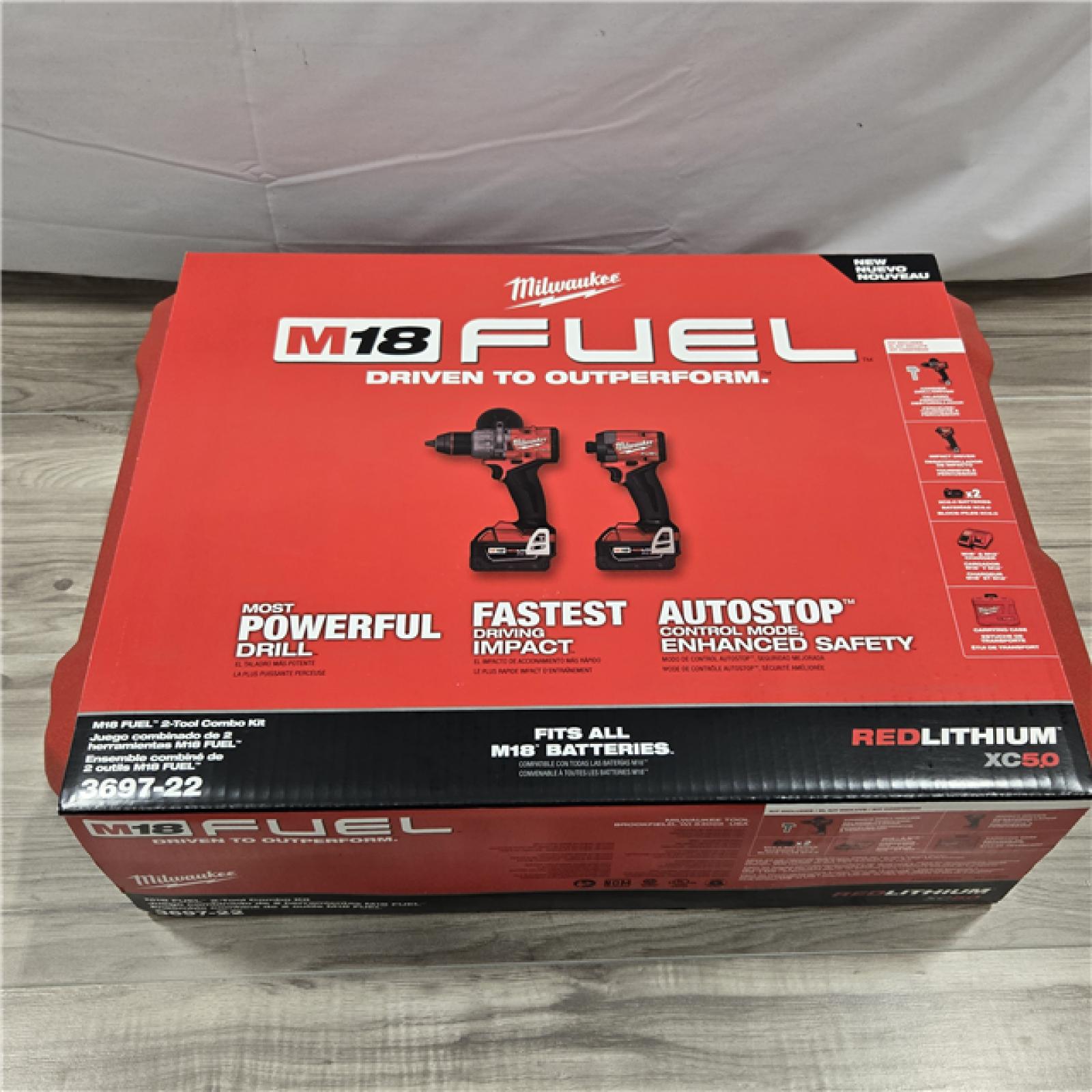 NEW! - MILWAUKEE FUEL 18V Cordless Hammer Drill and Impact Driver Combo Kit