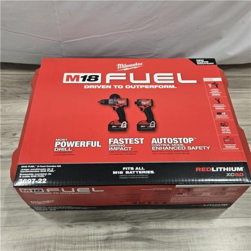 NEW! - MILWAUKEE FUEL 18V Cordless Hammer Drill and Impact Driver Combo Kit