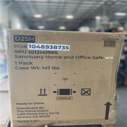 DALLAS LOCATION - SANCTUARY Sanctuary Platinum 3.32 cu. ft. Fireproof and Waterproof Home and Office Safe  Navy Blue