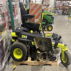 Dallas Location - As-Is RYOBI ZR3 80V HP Brushless Battery Cordless Electric 42 in. Zero Turn Riding Lawn Mower with (2) 14.0 Ah Batteries and Charger
