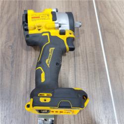 AS-IS DEWALT ATOMIC 20V MAX Lithium-Ion Brushless Cordless 1/2 in. Variable Speed Impact Wrench Kit with 5 Ah Battery and Charger