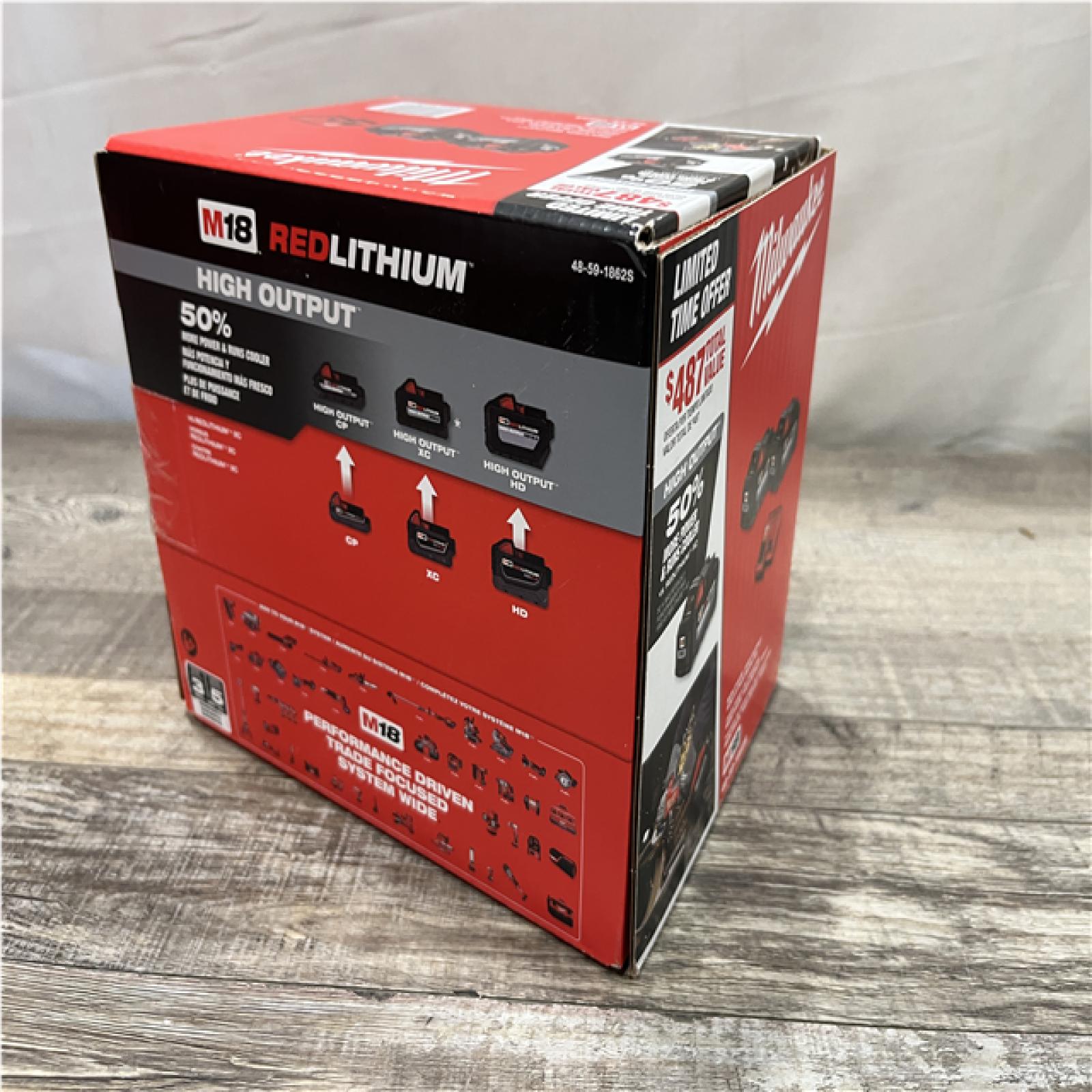 NEW - Milwaukee 18-Volt Lithium-Ion High Output Starter Kit