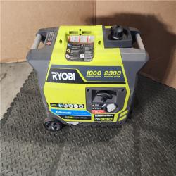 HOUSTON LOCATION - AS-IS RYOBI 2,300-Watt Recoil Start Bluetooth Super Quiet Gasoline Powered Digital Inverter Generator with CO Shutdown Sensor
